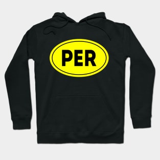 Perth Airport Code Perth International Airport Hoodie